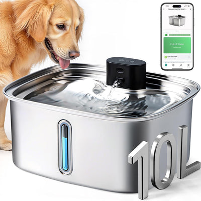 Smart Stainless Steel Dog Water Fountain System
