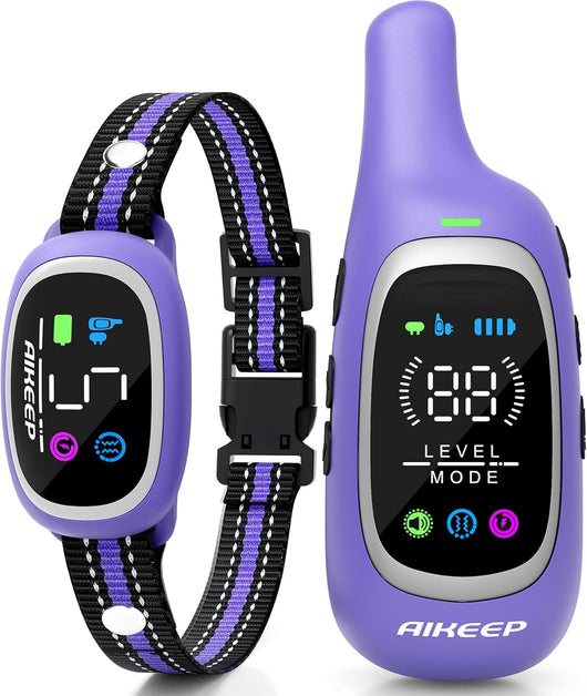 2-in-1 Dog Shock & Bark Collar with Remote I 3300FT Waterproof