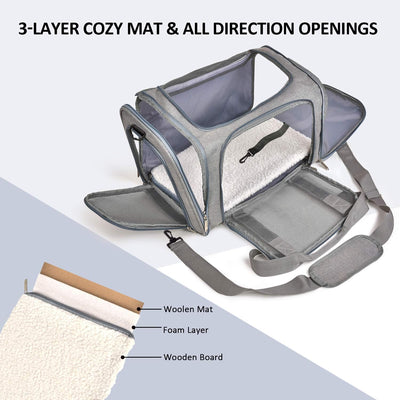 Airline Approved Soft Pet Travel Carrier Bag