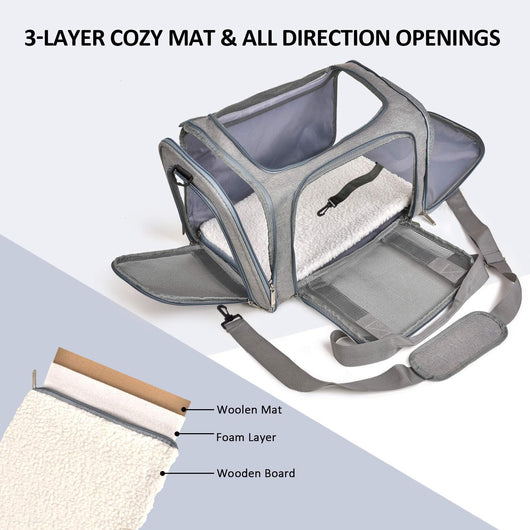 Airline Approved Soft Pet Travel Carrier Bag