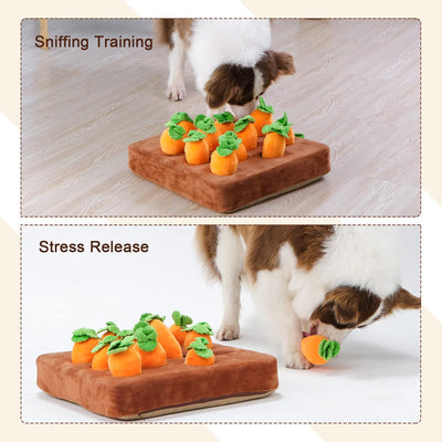 Interactive Carrot Snuffle Mat for Bored Dogs