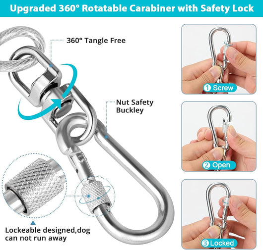 Leash Heavy-Duty Outdoor Freedom For Active Dogs