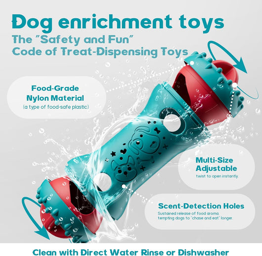 Interactive Treat Dispensing Roller for Bored Dogs