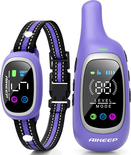 2-in-1 Dog Shock & Bark Collar with Remote I 3300FT Waterproof