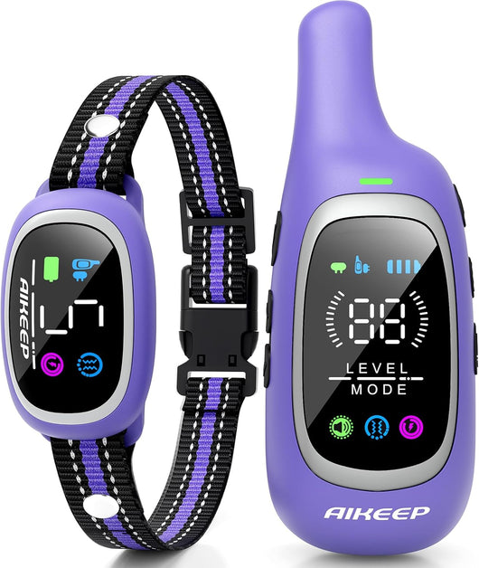 2-in-1 Dog Shock & Bark Collar with Remote I 3300FT Waterproof