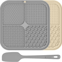 Dog Lick Mat 2-Pack with Suction Cups