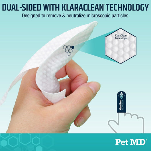 Dog Dental Finger Wipes for Fresh Breath