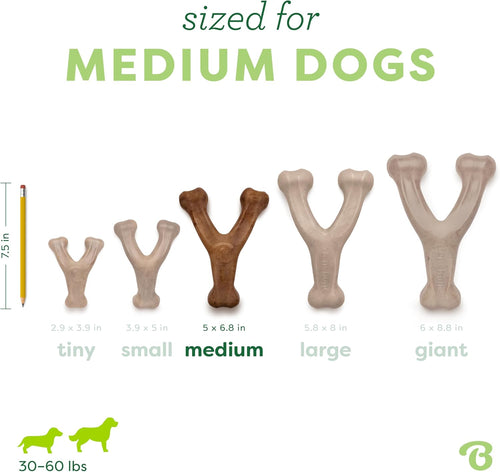 Benebone Wishbone I Durable Bacon Chew Toy