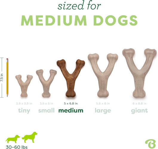 Benebone Wishbone I Durable Bacon Chew Toy
