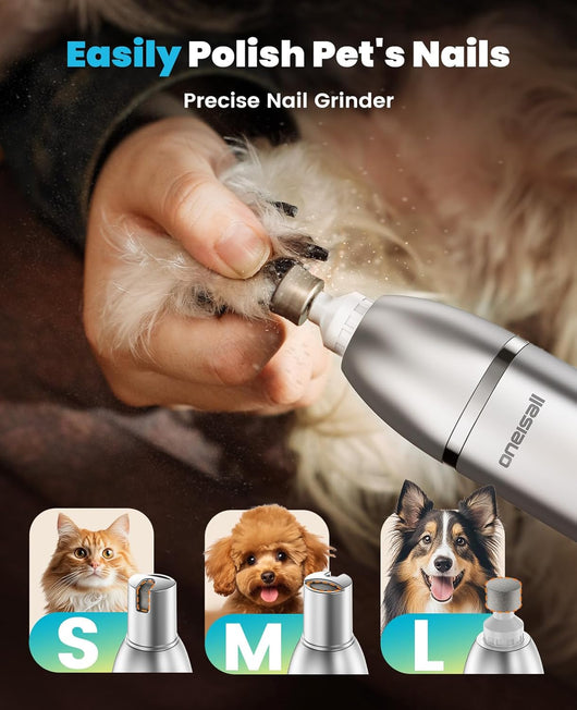 oneisall 4-in-1 LCD Dog Grooming Kit