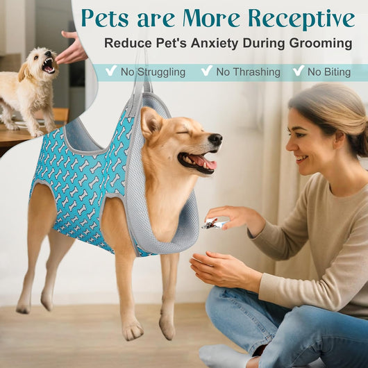 Breathable Pet Grooming Hammock Nail Trimming Sling