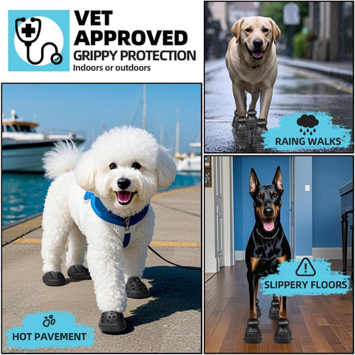 Dog Shoes | Breathable Anti-Slip Hot Pavement Shoes