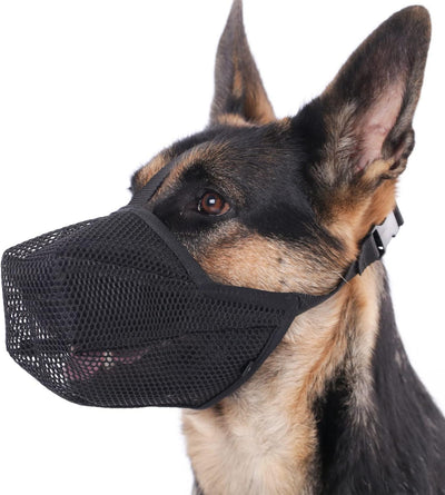 Soft Mesh Dog Muzzle for Gentle Training