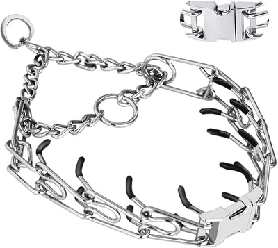 Quick-Release Adjustable Stainless Steel Dog Collar