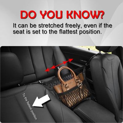 Car Seat Organizer Dog Barrier Storage Pocket