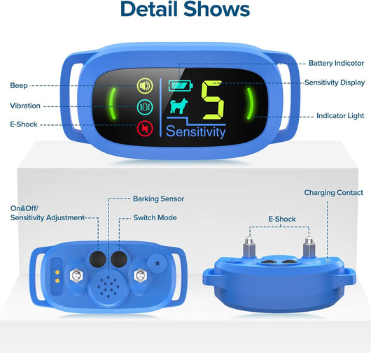 Rechargeable Smart Dog Bark Collar