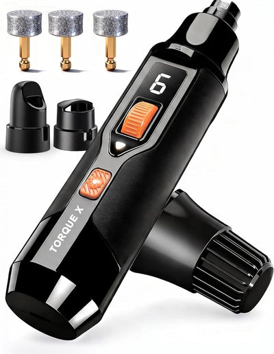 Professional quiet dog nail grinder for thick nails