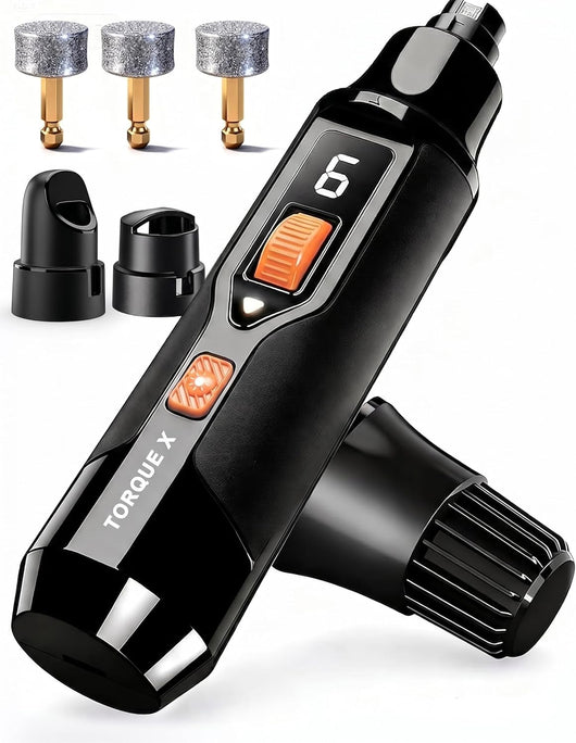 Professional quiet dog nail grinder for thick nails
