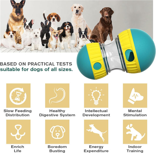 Adjustable Dog Treat Dispensing Puzzle Toy Ball