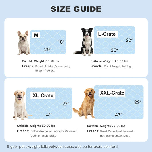 ZOMISIA Cooling Dog Mat For XL Dogs