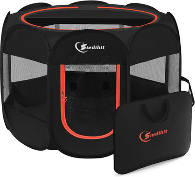 Portable Puppy Playpen For Indoor Outdoor Use