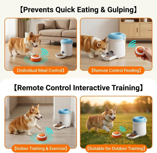Rechargeable Interactive Dog Treat Dispenser Training Toy