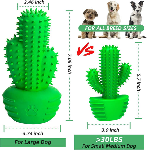 Squeaky Dog Toothbrush Toy for Aggressive Chewers
