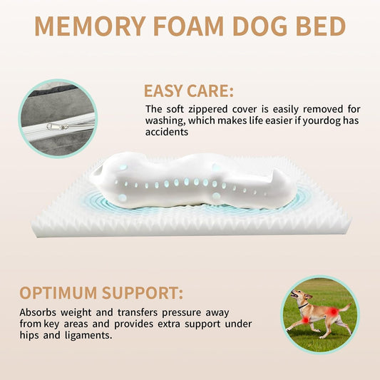 Cooling Dog Bed I Orthopedic Large Dogs