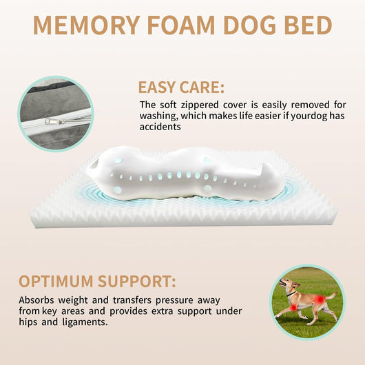 Cooling Dog Bed I Orthopedic Large Dogs