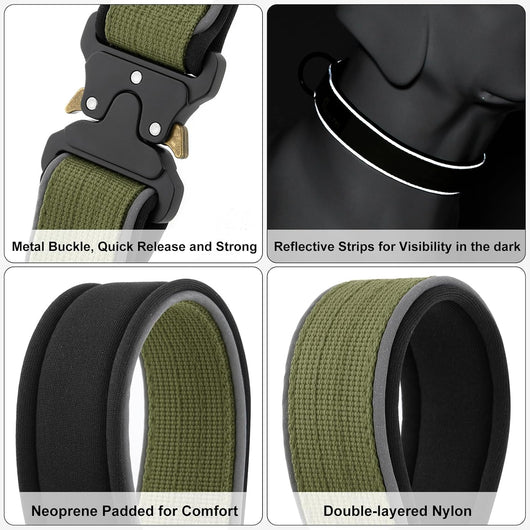 Heavy Duty Tactical Dog Collar