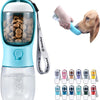 Portable Dog Water Bottle with Food Container