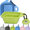 Portable Collapsible Silicone Dog Bowls for Travel
