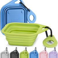Portable Collapsible Silicone Dog Bowls for Travel
