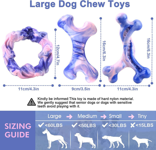 3-Pack Nylon Chew Bones
