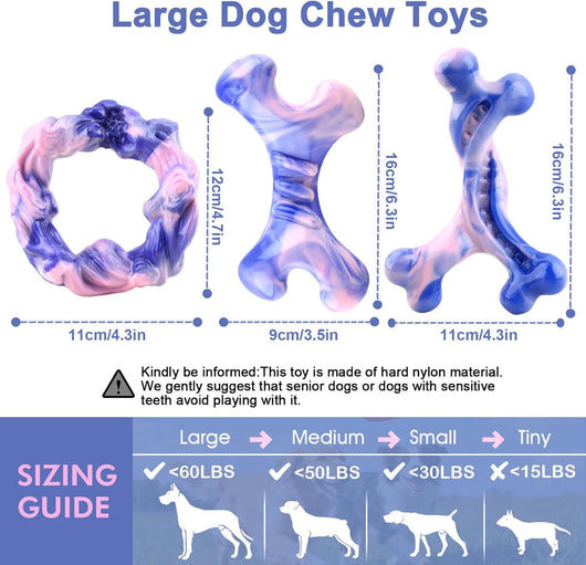 3-Pack Nylon Chew Bones