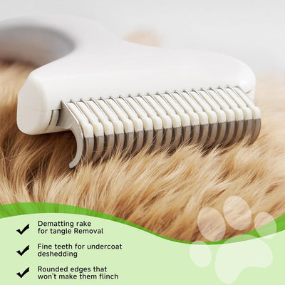 3-in-1 Pet Steam Brush | Dog Deshedding Grooming Spray Brush