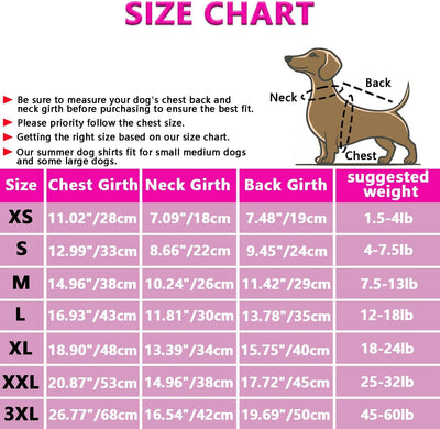 2 Pack Dog Shirts | Summer Dog Clothes | Soft Puppy Tank Tops