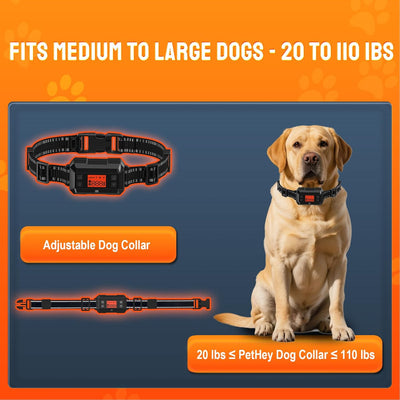Wireless Dog Fence Collar I Waterproof I Adjustable Range