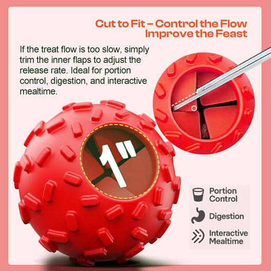 Interactive Treat Dispensing Puzzle Ball for Dogs