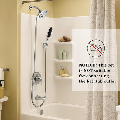 3 Mode Dog Shower Sprayer with Brush