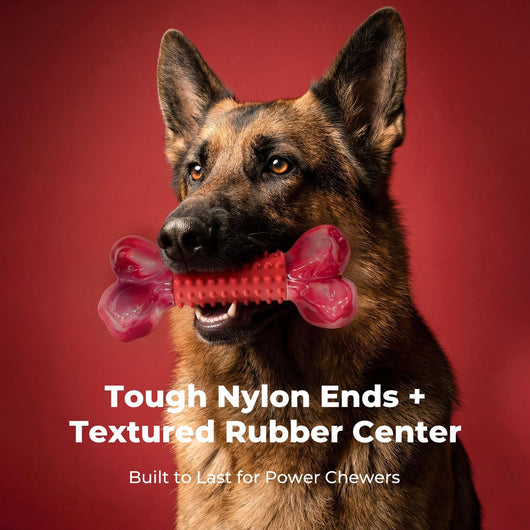 Tough Dog Chew Toy I Durable Bone for Large Dogs
