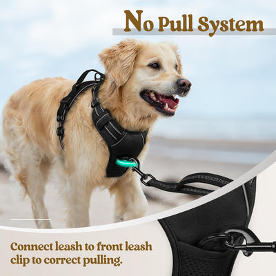 Reflective No-Pull Dog Harness With Control Handle