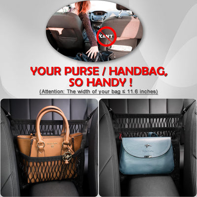 Car Seat Organizer Dog Barrier Storage Pocket