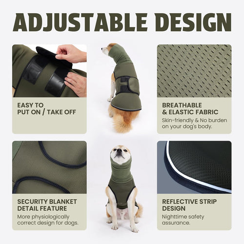 Calming Hoodie – Thunder & Fireworks Stress Relief Jacket for Dogs