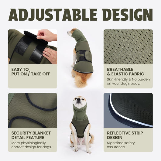 Calming Hoodie – Thunder & Fireworks Stress Relief Jacket for Dogs