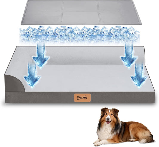 Cooling Dog Bed I Orthopedic Large Dogs