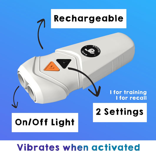 Ultrasonic Dog Bark Deterrent & Behavior Corrector I Rechargeable