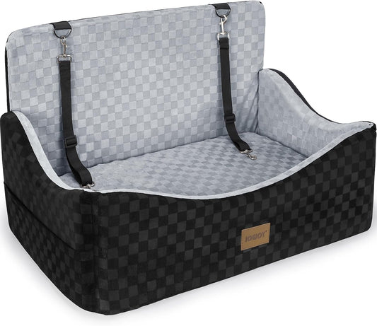 Elevated Memory Foam Dog Car Booster Seat