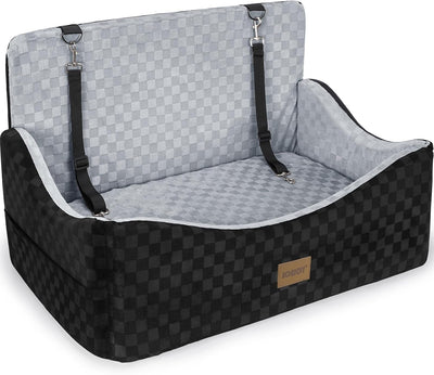 Elevated Memory Foam Dog Car Booster Seat