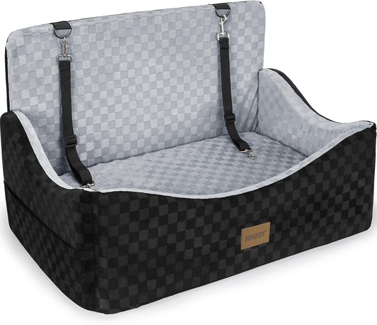 Elevated Memory Foam Dog Car Booster Seat